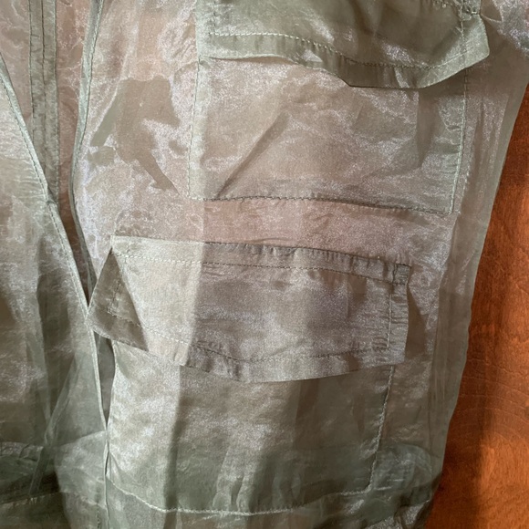 Zara Olive Green Sleeveless Jumpsuit - Picture 3 of 7